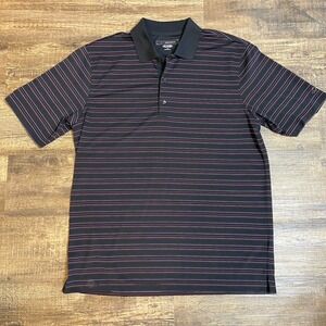 Greg Norman Polo Shirt Mens Golf Performance Shark Logo Large Play Dry Athletic